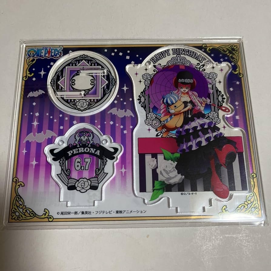 ワンピース ハッピーバースデー アクリルアクセサリースタンド 6点セット ワンピース】ハッピーバースデーアクリルアクセサリースタンド